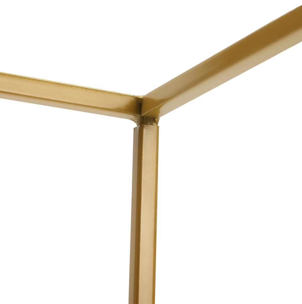 2 PcsGold Wedding Flower Stands, 11x11x31.5 Inch Iron Geometric Decorative Arch for Ceremony Party Birthday Home Decor