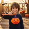 Lightweight Halloween Lantern for Kids Pumpkin Lantern, LED Light Up Handheld Lamp, Battery Portable Operated Decorative Plastic Kids, Holiday