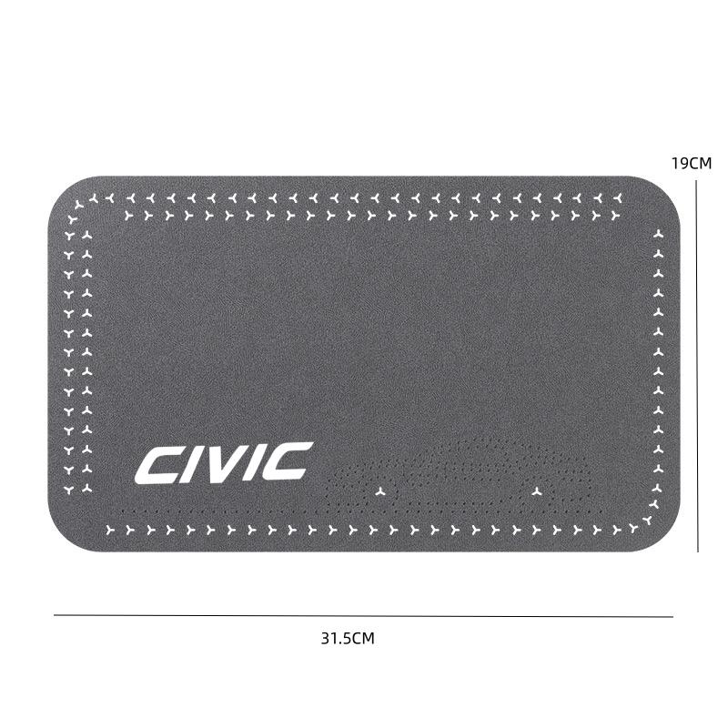 EAV3 Leather Car Armrest Mat Universal Interior Auto Armrests Storage Box Mats for Honda civic 8th 10th gen 2017 2018 2019 2016