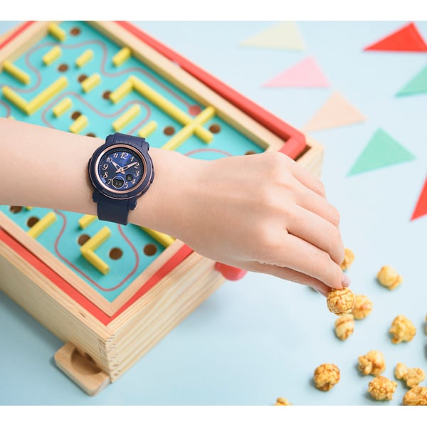 Casio Women's Baby-G BGA-290SA-2AJF [BABY-G Wide Face BGA-290 Series] Round Watch Resin