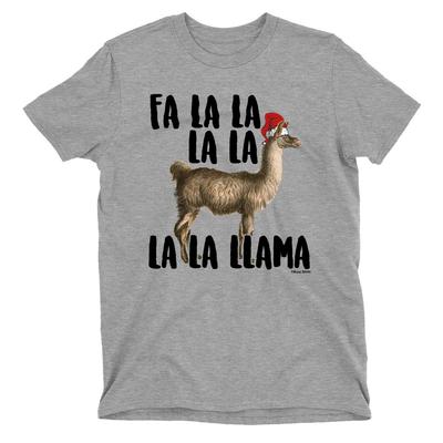 Футболка детская рождественская Fa La La Llama, забавная животная, подарок на Рождество, детский подарок