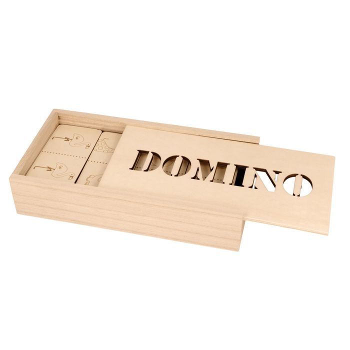 Safari Wooden Domino Game