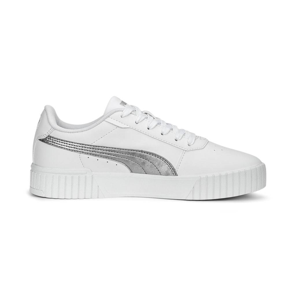 Buty sportowe damskie do tenisa Puma Carina 2.0 Space Metallics białe (389387-02)
