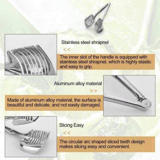 Лимонная ломтерезка, овощерезка для фруктов, инструмент для нарезки, эргономичная конструкция ручки, многоразовые многофункциональные ручные щипцы для фруктов