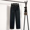 2025 Plus Size Autumn Women Jeans Pants Denim Elastic Basic High Waist Oversize Fashion Pants 5XL