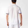Adidas Реал Мадрид 2016-2017 Home Fan Edition Джерси с буквенным логотипом в полоску Мужской Джерси Белый S94992