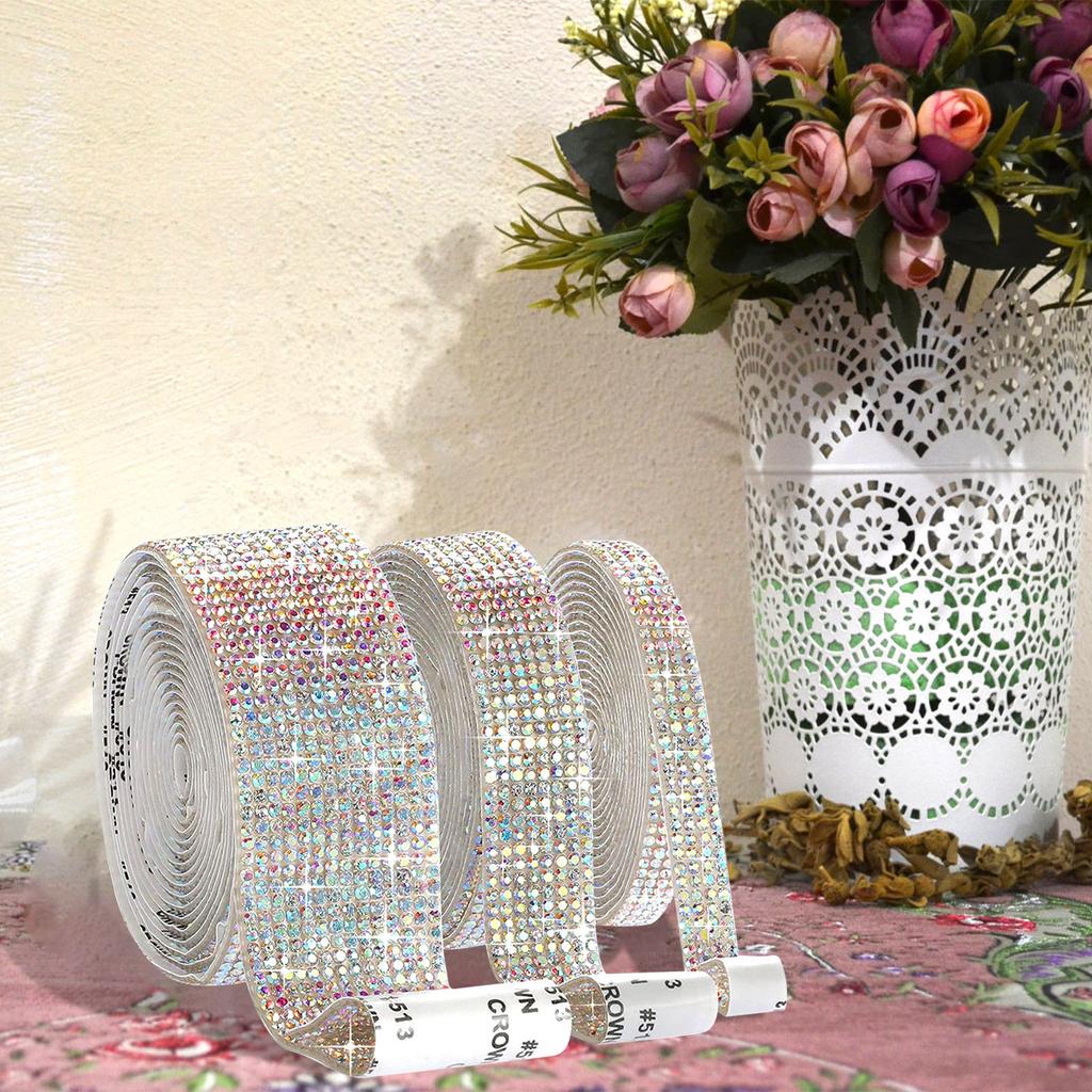 Самоклеящаяся лента со стразами и бриллиантами DIY украшение из драгоценных камней