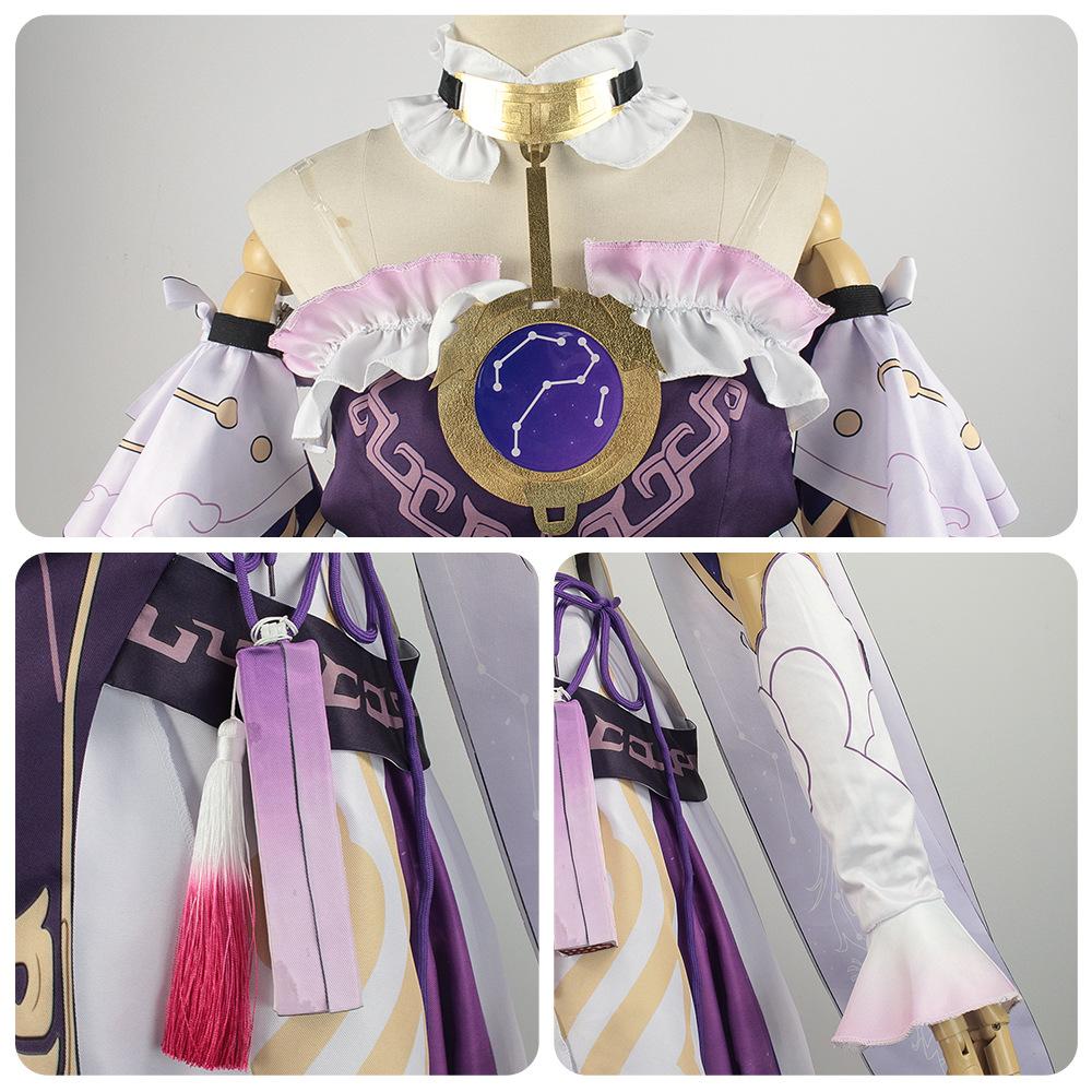 Fu Xuan Full Cosplay Set, Honkai Star Rail Cute Sexy Game Character Stage Outfit