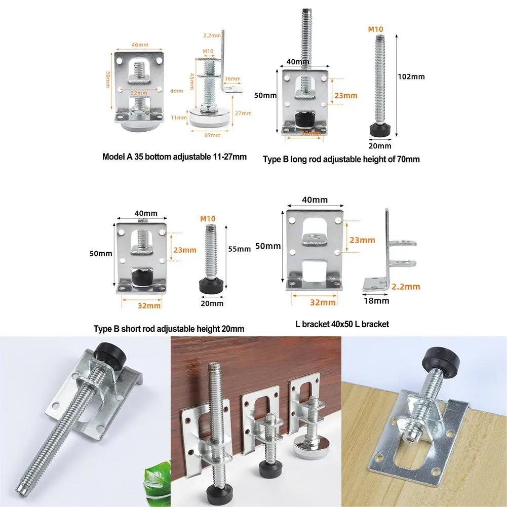 1pcs Adjustable Leveling Feet Heavy Duty Height Adjuster Furniture Leveler Foot Leveler Legs For Cabinet Table Chair Sofa Feet