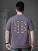 European Style Round Neck Short-Sleeve T-Shirt for Men, 2026 Summer New Trendy Embroidered Distressed Top Half-Sleeve Tee for Men