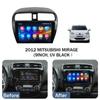 Для MITSUBISHI Mirage Spacestar Attrage 2012-2018 2 Din 9-дюймовая панель DVD GPS MP5 Android-плеер рамка приборной панели автомобильные аксессуары