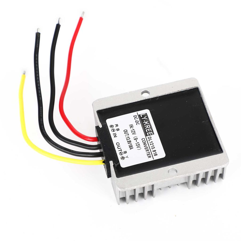 Водонепроницаемый DC/DC преобразователь регулятор 12 В с шагом до 13,8 В 18 А 248 Вт