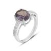 Серебряное кольцо с александритом 3.285ct, вес изделия 3,54 гр (2157991)