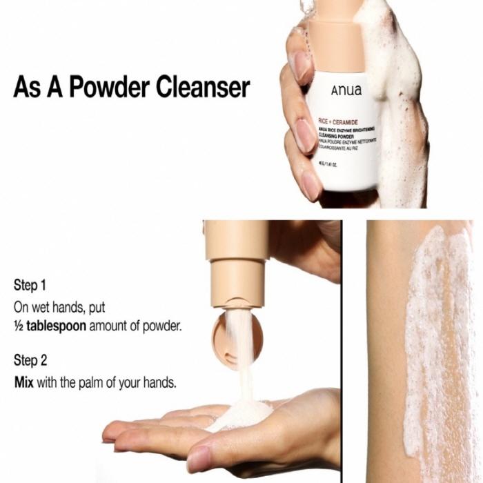 Anua Очищающий порошок с ферментами риса, 40 г