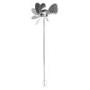 Stainless Steel Windmill Rust-resistant Wind Spinner Waterproof 360 Degree Rotating Windmill for Yard Lawn Decoration