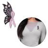 Butterfly Ribbon Brooch Breast Cancers Awareness Metal Dripping Oil Corsage Enamel Pin Badge Clothing Accessories