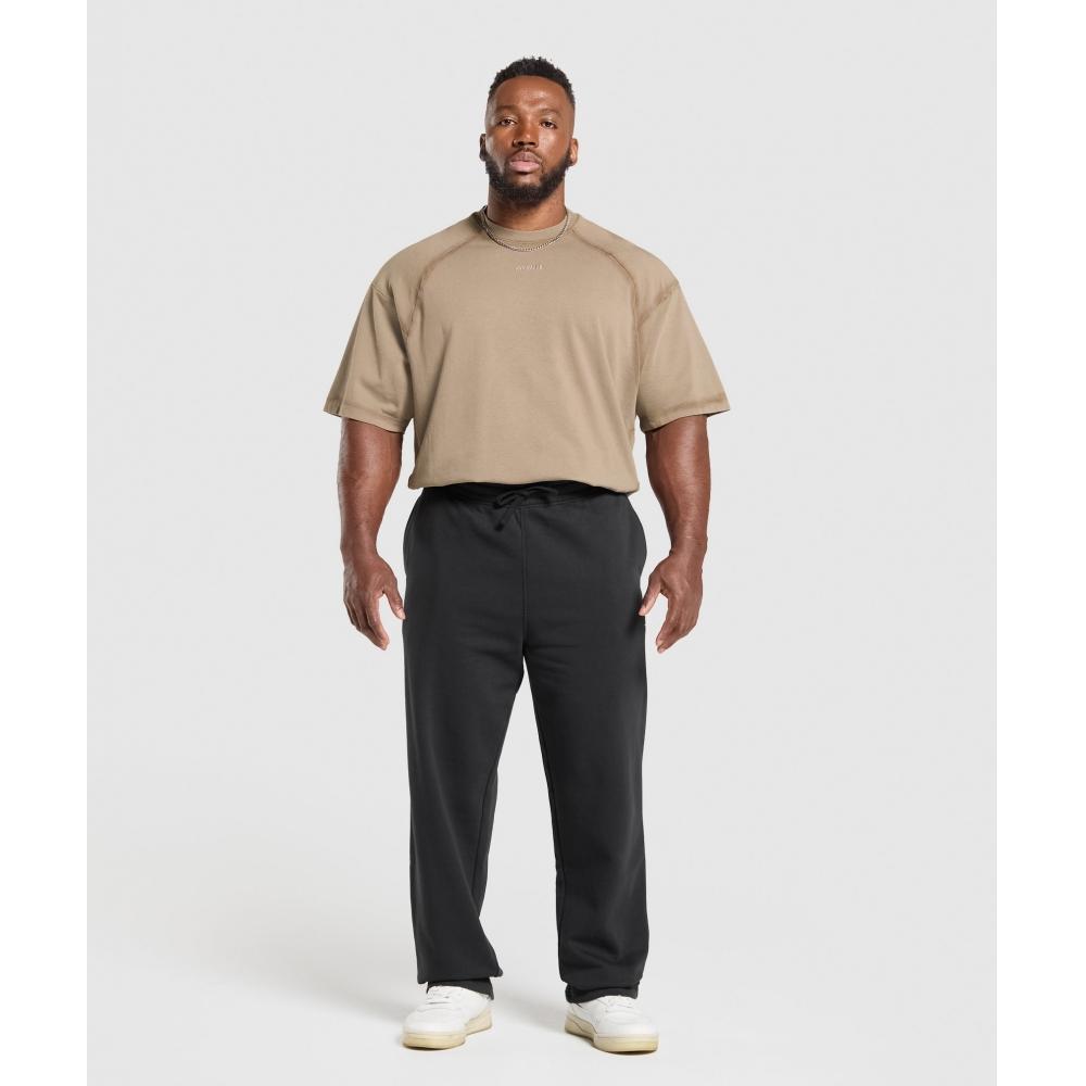 Gymshark Футболка HeavyweighT LifeStyle Brown A2b9p Nc0s