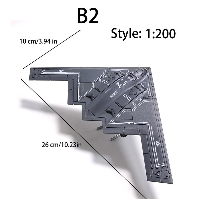 Конструктор Модель Самолета Бомбардировщик B-2 F22 A10 Истребитель СУ57 Вертолет AH-64 Строительные Блоки Игрушка Военная Коллекция Подарок