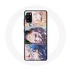 Case - Maniacase - Samsung Galaxy A41 - Flexible - Black - Demon Slayer Manga