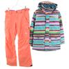 Burton Узор в клетку Сноубордический комплект M/L Синий горнолыжный костюм Детский Б/У