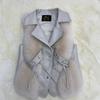 Fur Autumn and Winter New Boutique Imitation Fox Fur Vest, Korean Version Patchwork Women's Vest