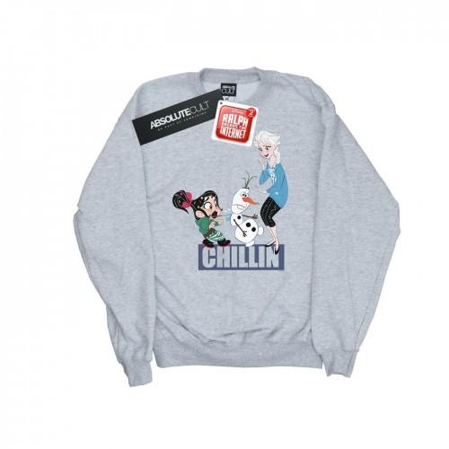 Disney Womens/Ladies Wreck It Ralph Elsa And Vanellope Sweatshirt