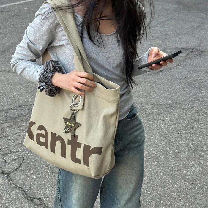 [3rd Reorder] KANTR BIG TOTE_Oat