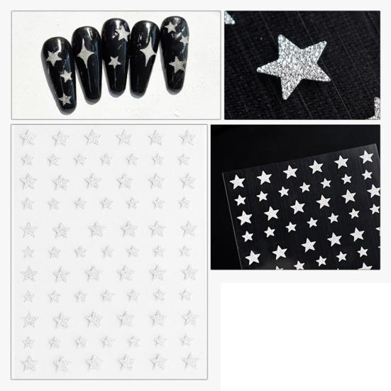 Изысканная наклейка для дизайна ногтей, не выцветающая, гладкая, яркая