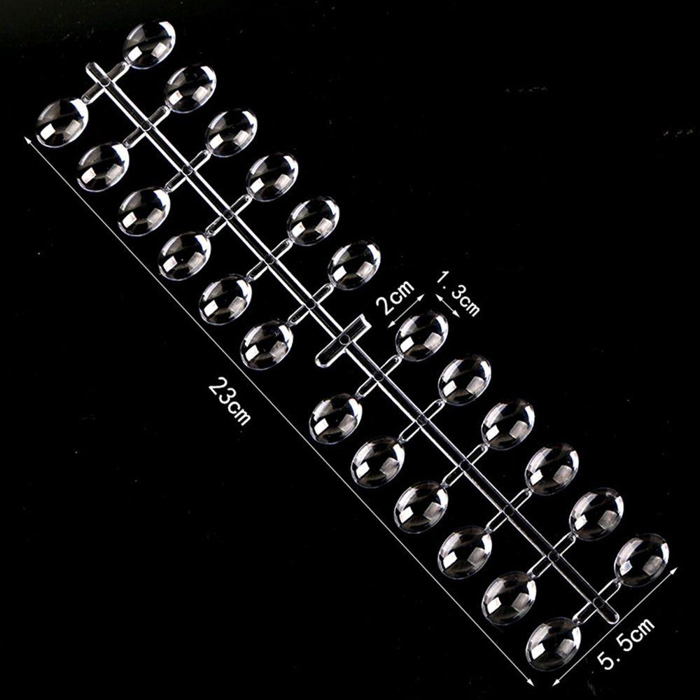 Oval Nail Polish Practice Nail Color Display Clear Nail Color Card Color Showing Shelf Nail Tools