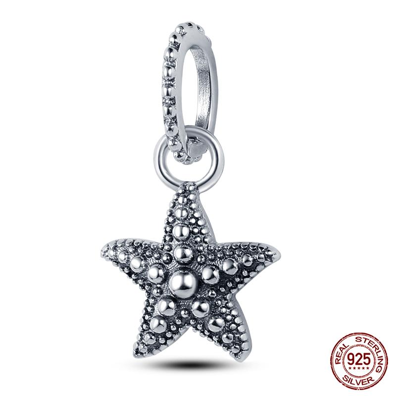 Серия Океан - Оригинальные Настоящие Медные Шармы Бусины Черепаха Краб Русалка Подходят Для Браслета 3 мм DIY Изготовление Подвеска