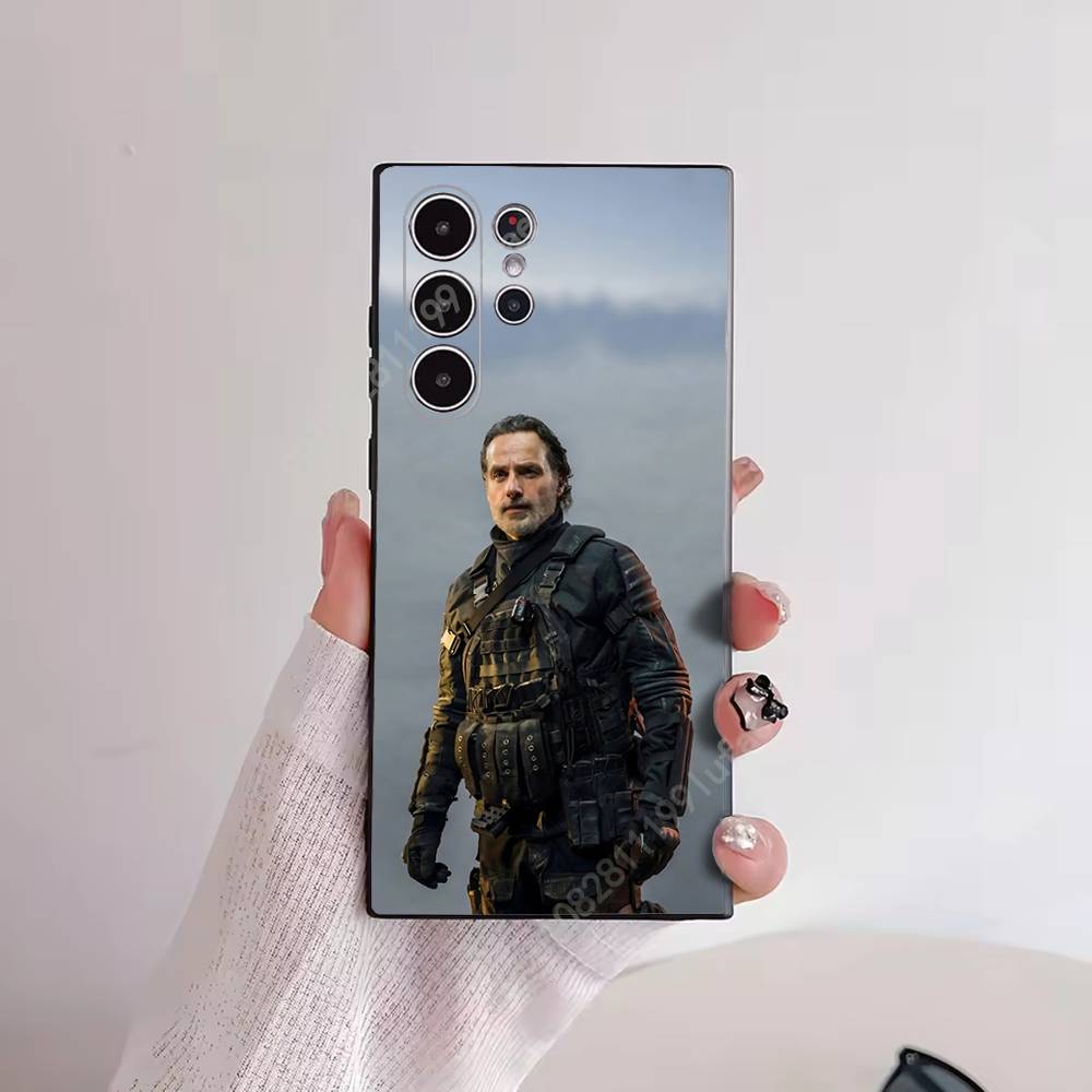 The W-Walking D-Dead-S Rick Daryl Phone Case for Samsung Galaxy S30 26 25 Ultra Plus S24 23 22 FE Lite S21 20 TPU Cover