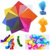 80/160 Sheets Transparent Cellophane Wrapping Paper DIY Arts Crafts Gift Packaging Waterproof Heat Sealable Colored Wrap