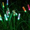 Warm Light Solar Garden Lights Waterproof Design Solar Reed Lights  Yard Pathway