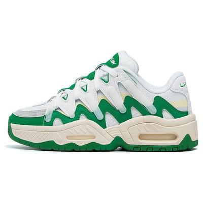 Li Ning CF Su Yu 2.0 прочные дышащие низкие спортивные повседневные туфли женские кроссовки белые зеленые AGCT178-2