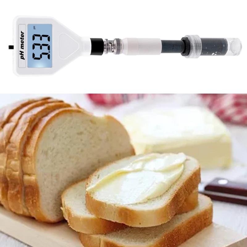 PH-метр для кожи/пищи/почвы/фруктов/мяса/лаборатории Цифровой измеритель кислотности pH-тестер Многофункциональный цифровой pH-тестер