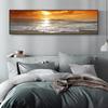 Sunsets Natural Sea Beach Scandinavian Style Landscape Posters and Prints Canvas Painting Wall Art Picture for Living Room