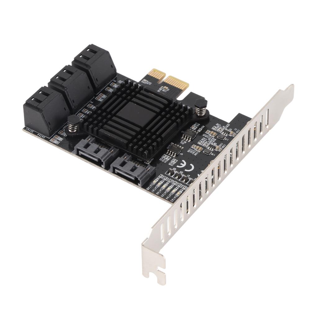 Карта расширения PCIE 8 портов Стабильный отвод тепла Удобные практичные компактные компьютерные принадлежности