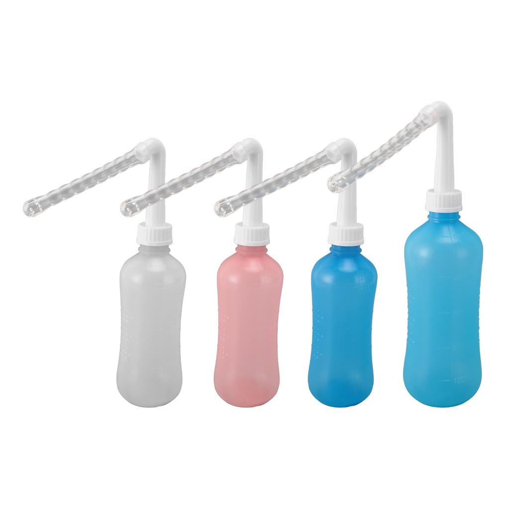 Neti Pot Sinus Rinse Bottle Silicone ABS Manual Nose Wash Cleaner Nasal Irrigation Bottle for Adults