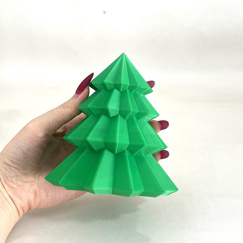 Christmas Tree Shaped Statue Home Office Desktop Ornament Car Trailer Coupling Cover Decoration