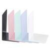 4 Pcs Book Holders Solid Color Bookends Shelf Book Stoppers Acrylic Bookends Decorative Bookends for School Home Office