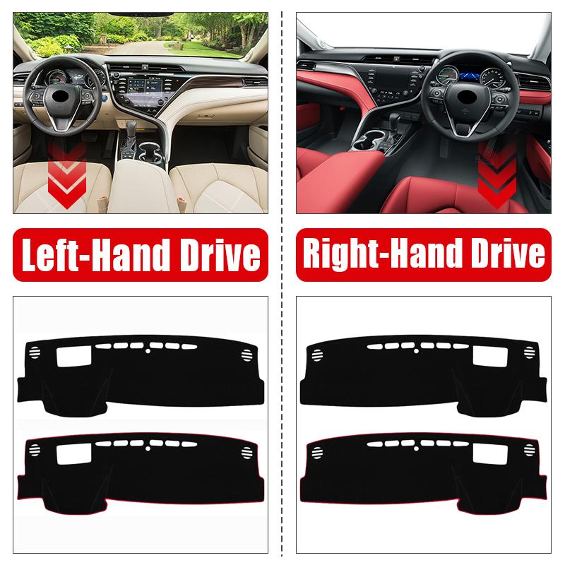 Чехол на приборную панель автомобиля, избегайте света, коврик, анти-УФ-ковер, нескользящие коврики для Toyota Camry XV70 2018 2022 2023 2024