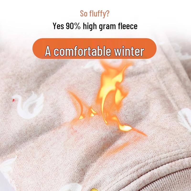 LANGSHA Женские термобрюки с подкладкой из флиса и утеплителем из пуха белой утки