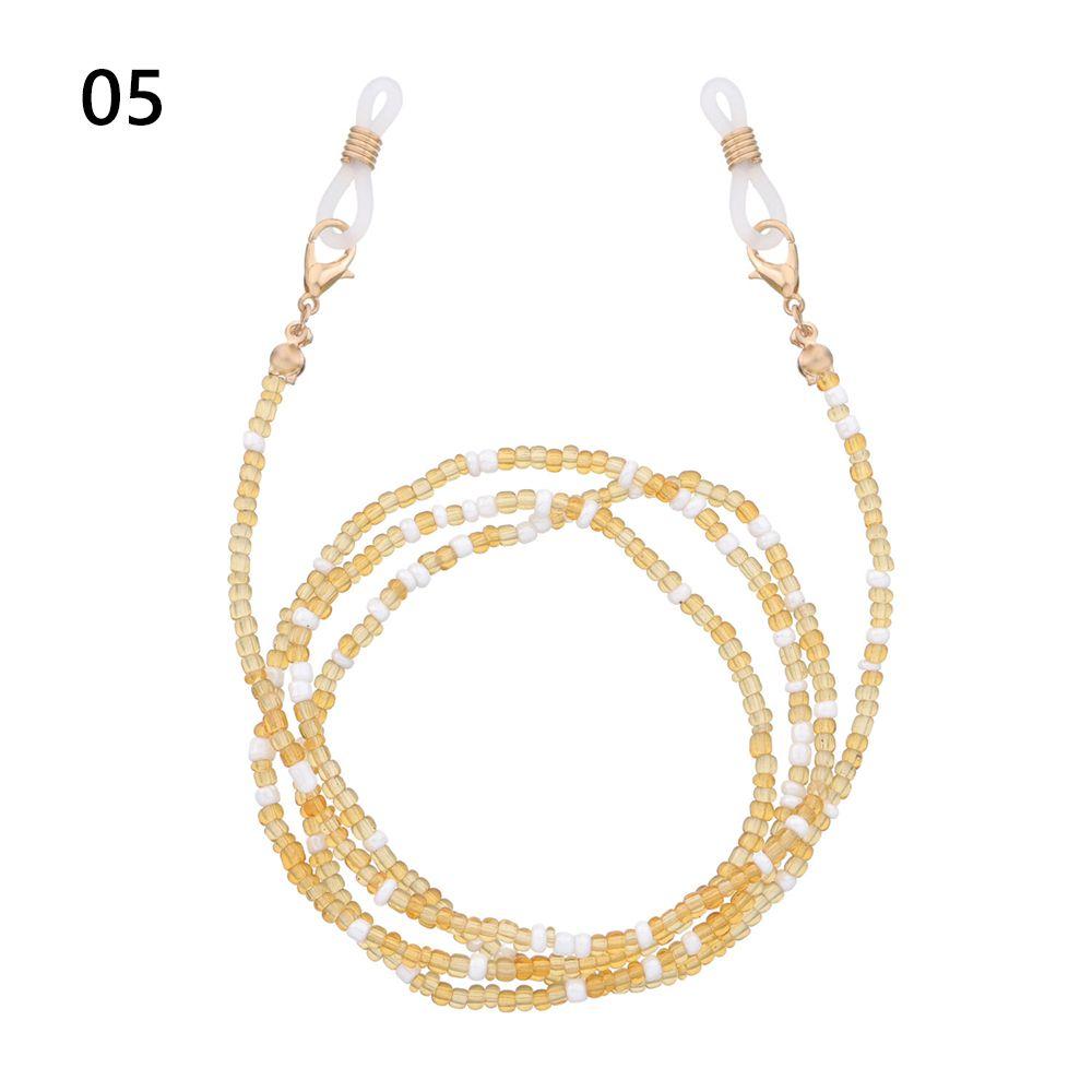 Beads Neck Lanyard for Women Glasses Chains Glasses Holder Strap Mask Chains Beaded Mask Lanyard
