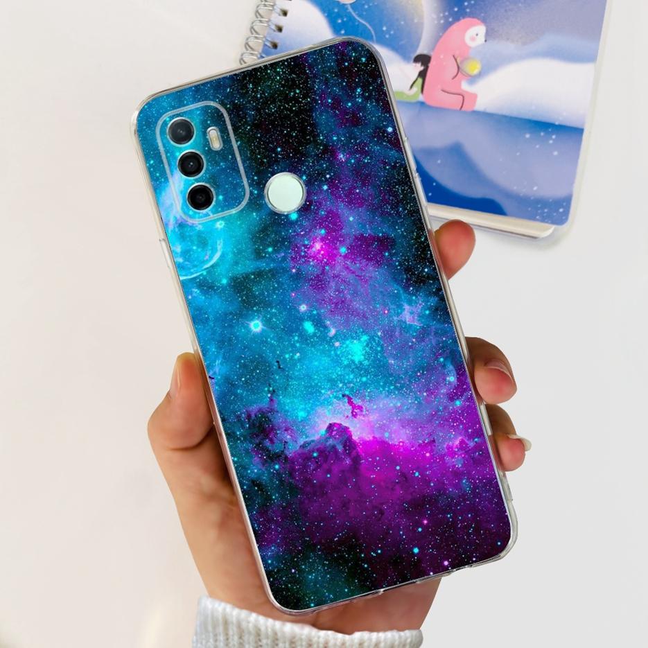 Для Oppo A53 Чехол Oppo A53s CPH2139 Стильный Расписной Чехол Прозрачный Силиконовый Чехол для Телефона Для Oppo A53 A 53 s OppoA53 Мягкие Fundas Capa
