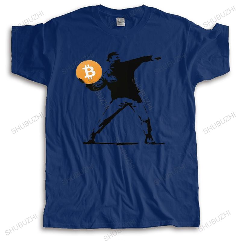 Funny Cryptocurrency Bitcoin Tshirt for Unisex Short Sleeves Summer T Shirt Classic Crypto Btc Blockchain Geek Tshirt Cotton Tee
