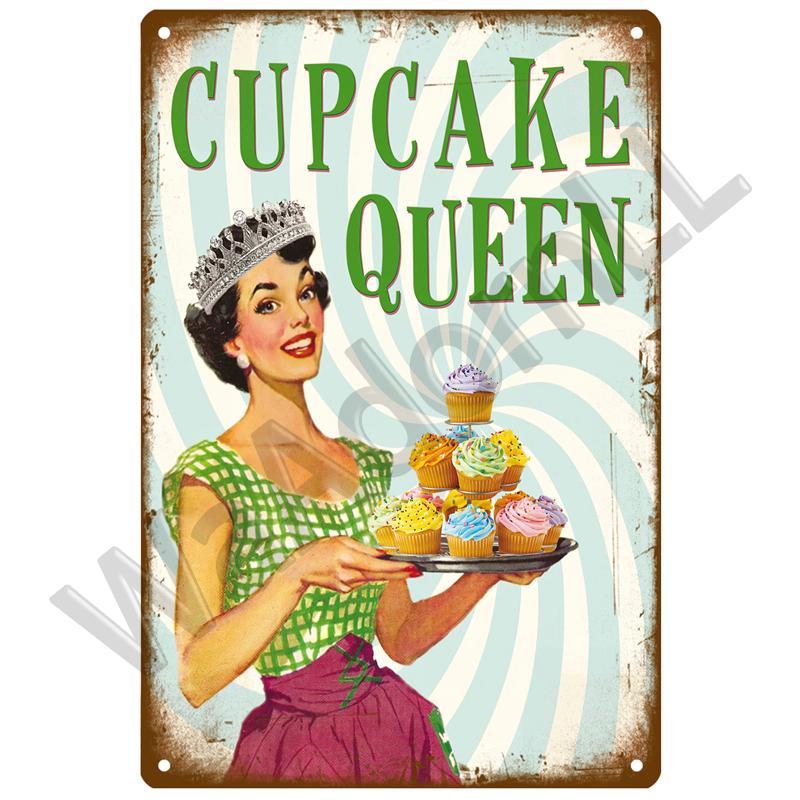 Ретро-столовая Жестяная вывеска Плакат Винтажные настенные постеры Металлическая вывеска Декоративная настенная тарелка Кухонная табличка Металлические винтажные аксессуары для декора