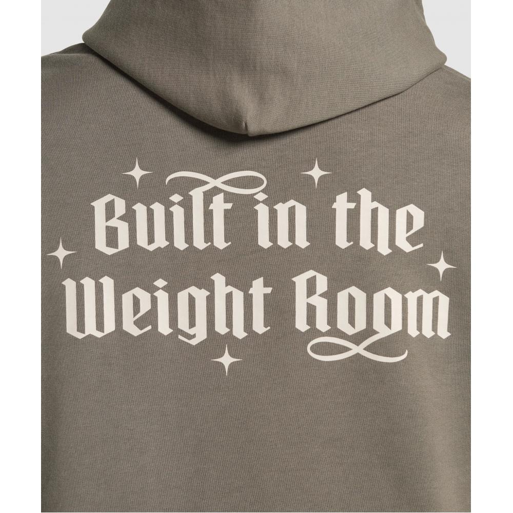 Gymshark Hoodie Built In The Weight Room Camo Brown B2b2h Nby9