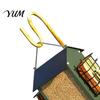 Wild Birds Food Holder Metal Bird Suet Feeder, Hanging Feeder with Cage, Outdoor Backyard Station House Shaped for Outdoors Garden Yard Decor Creative