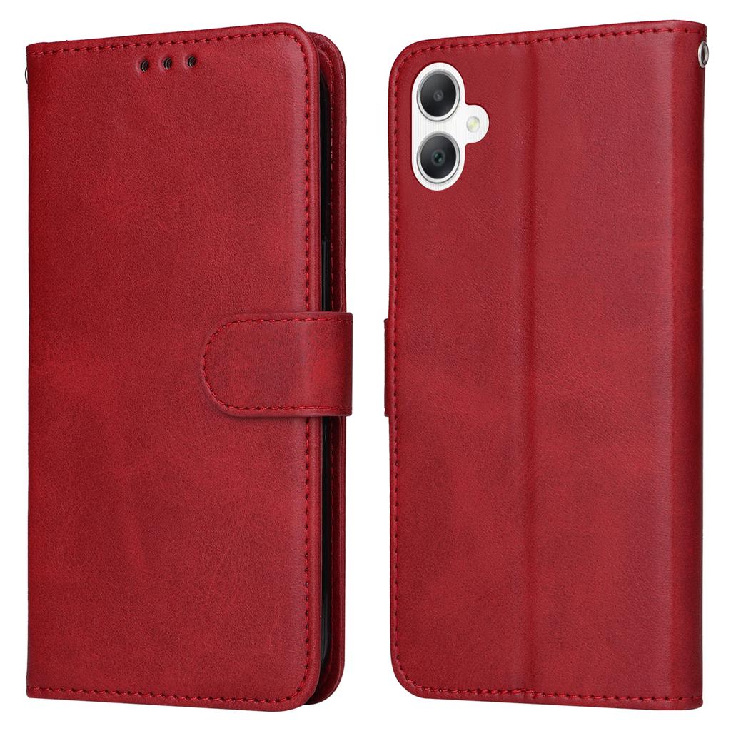 For Samsung Galaxy A06 4G Case PU Leather Phone Cover with Cash/Card Slots