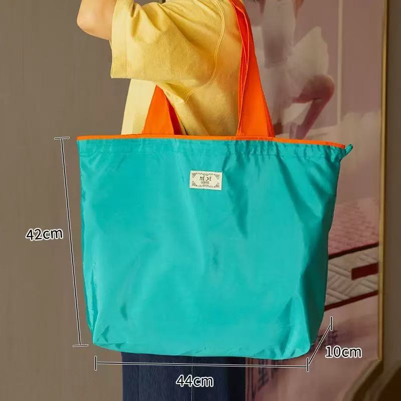 Student Class Canvas Tote Bag Commuter Tote Bag Cartoon Ins Shoulder Bag All-match Simple Large Capacity Student Tote Bag